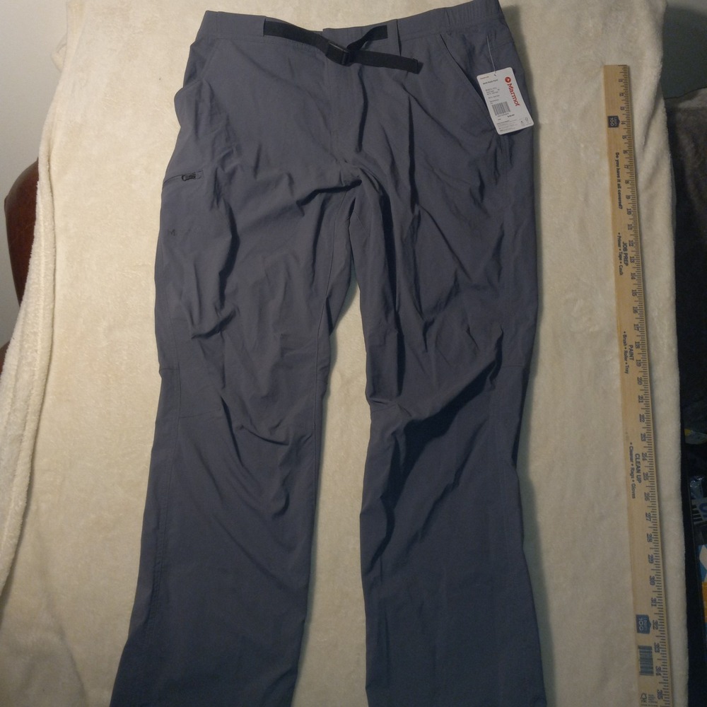 NWT MARMOT NEW! Steel Onyx Grey ARCH ROCK Hiking Outdoor Pants Sz40 #M10613-1515